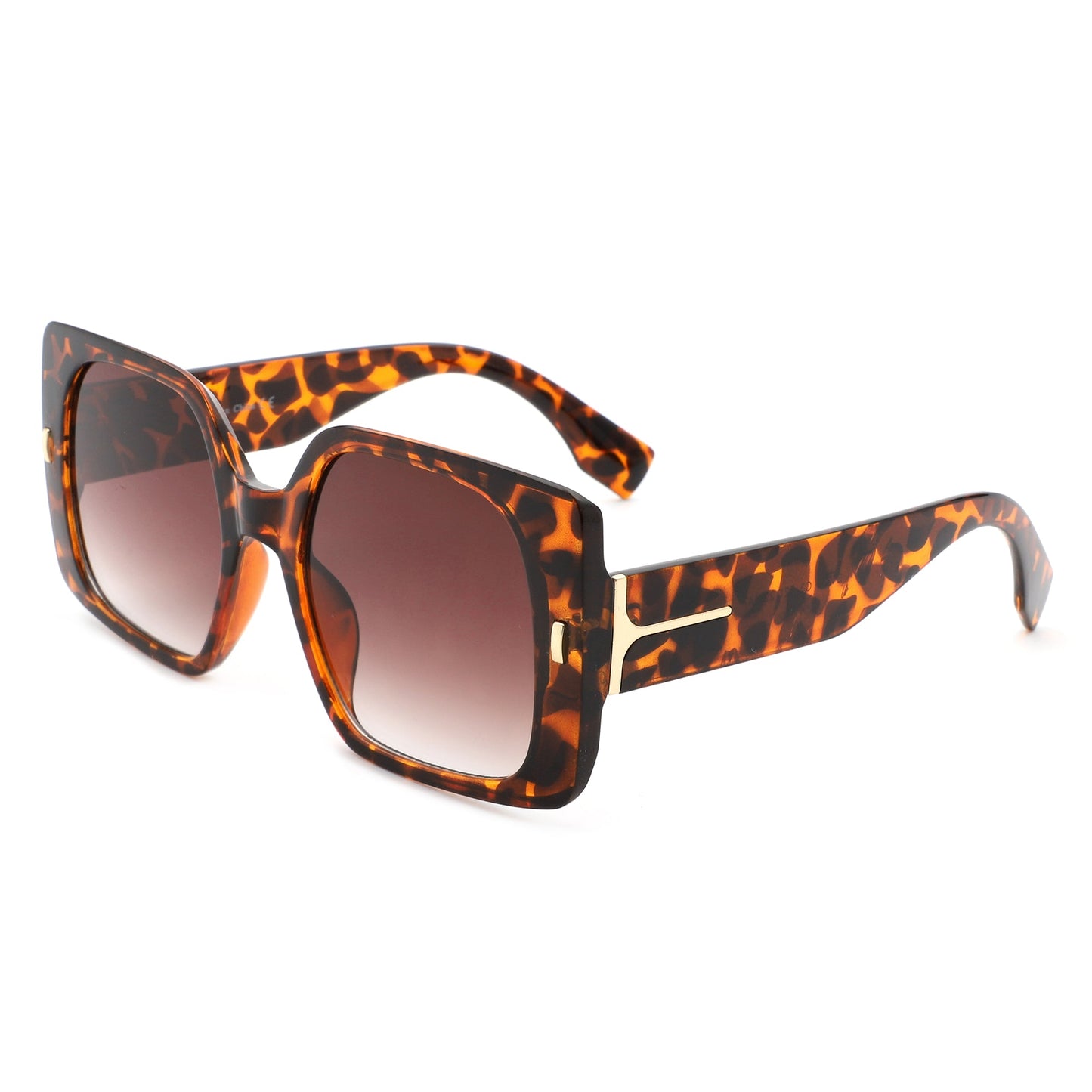 Snap - Chic Square Flat Top Fashion Sunglasses for Women-5