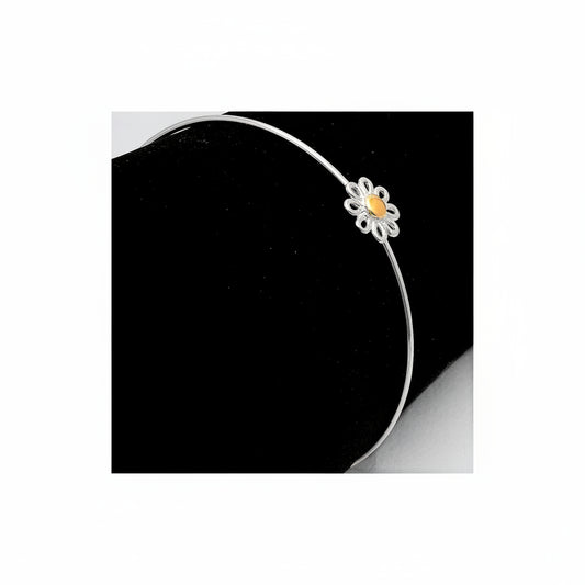 Designer Flower Bangle Bracelet DGB1021-2