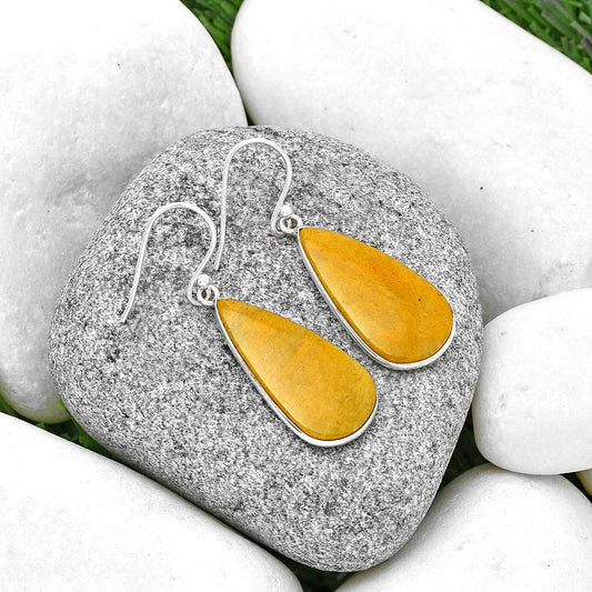 Natural Honey Aragonite Earrings E-1001 SDE71661-1