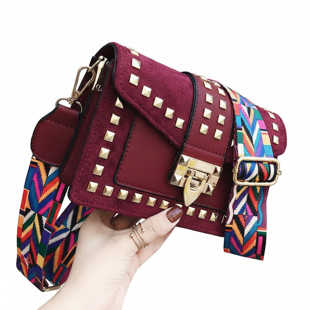 Betty Shoulder Bag -Velvet Finish-5