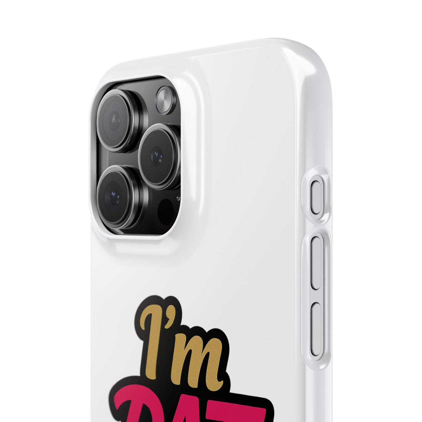I’m DAT Girl Slim Case — Bold Retro Text Phone Case