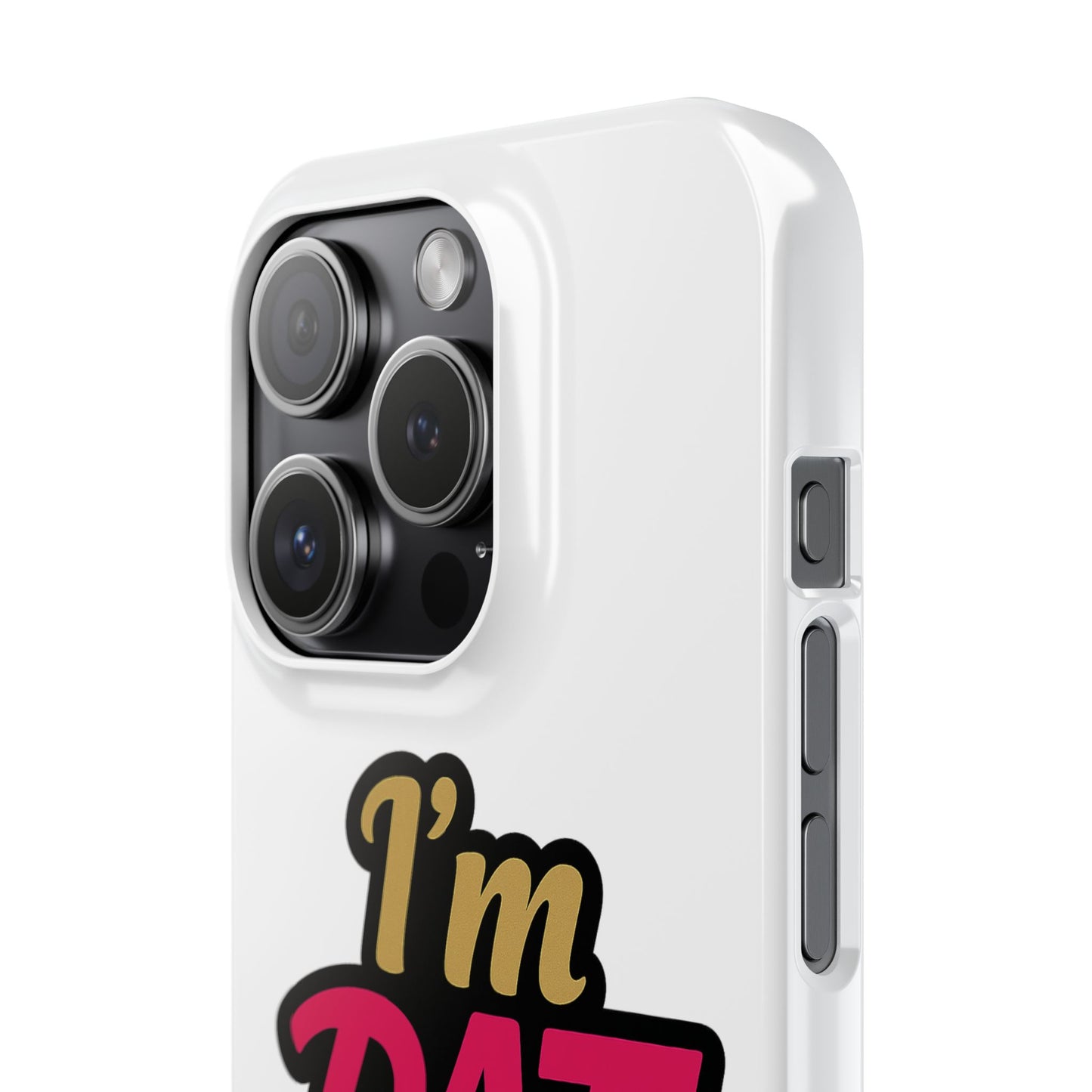 I’m DAT Girl Slim Case — Bold Retro Text Phone Case