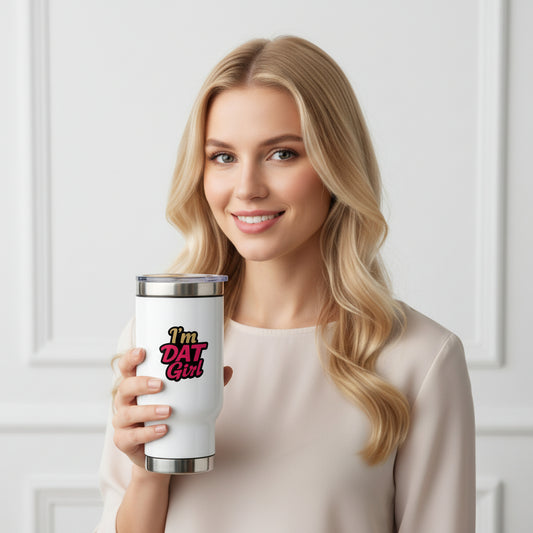 I'm DAT Girl Stainless Steel Travel Mug (14oz)