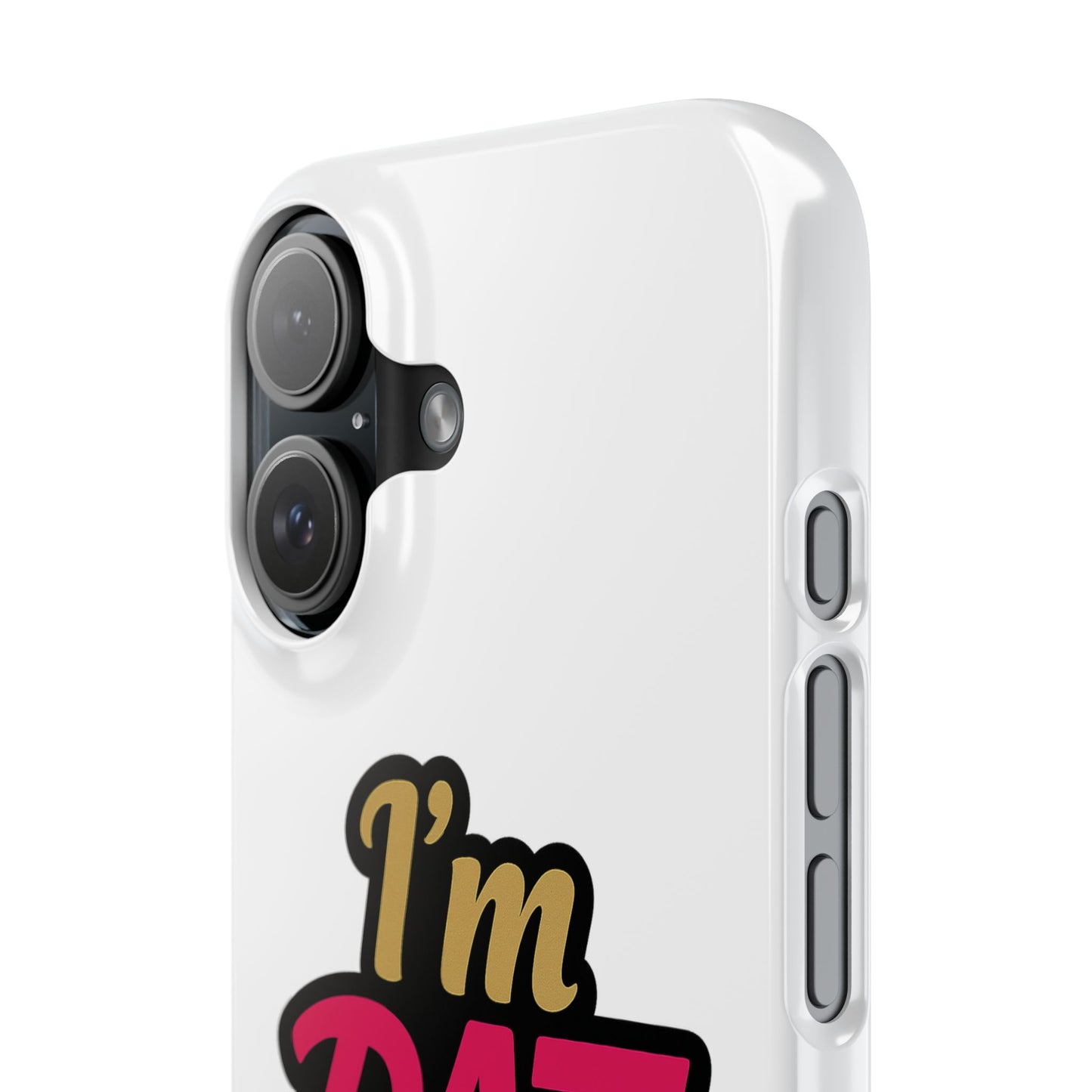I’m DAT Girl Slim Case — Bold Retro Text Phone Case