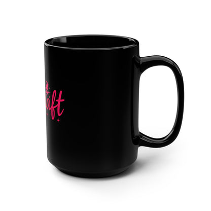 Bitchcraft Black 15oz Mug — Cute Witch Coffee Cup