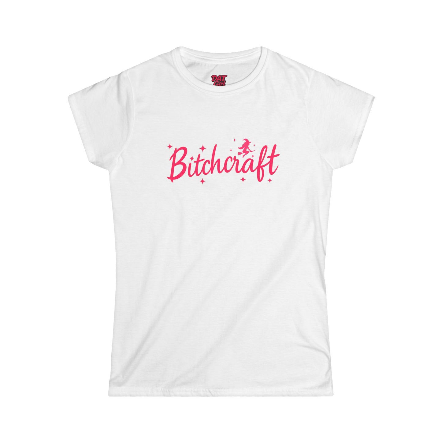 Bitchcraft Tee — Cute Pink Witchy Women’s Graphic Shirt