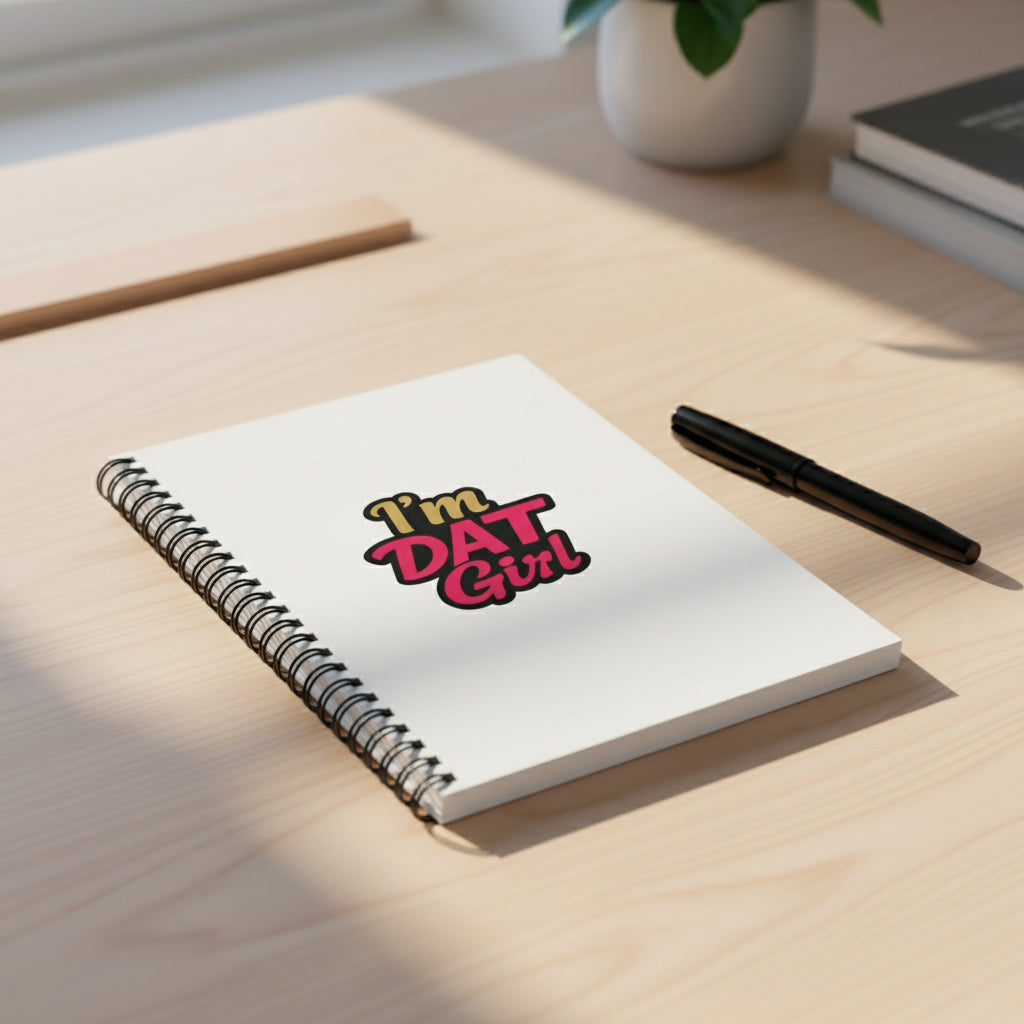 I'm DAT Girl Spiral Notebook