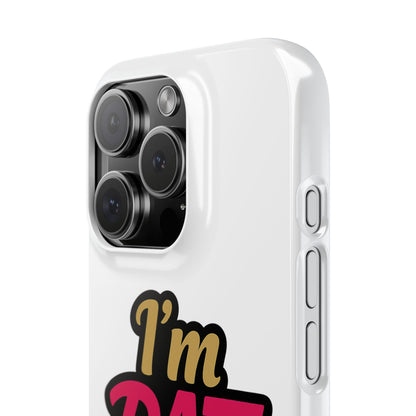 I’m DAT Girl Slim Case — Bold Retro Text Phone Case
