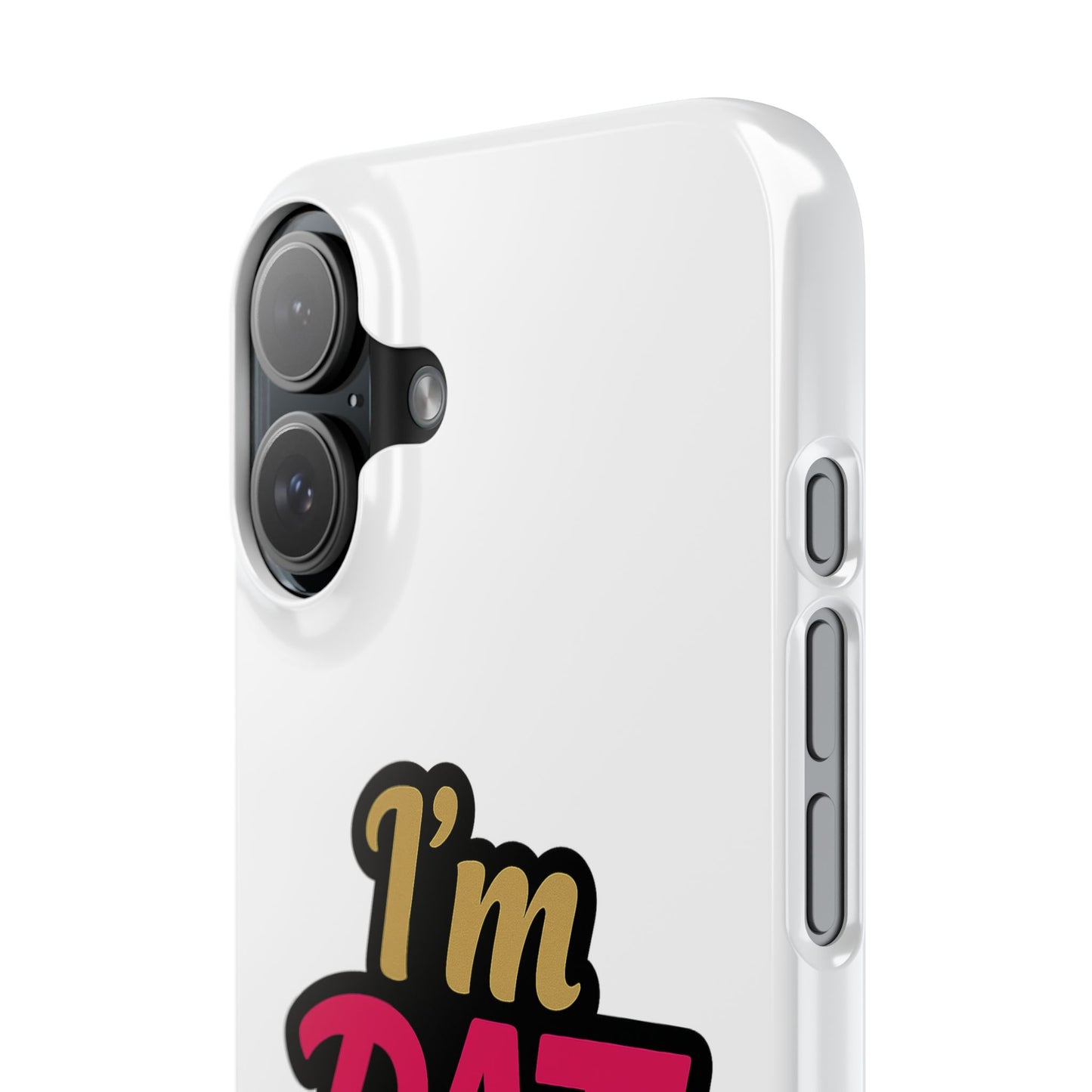 I’m DAT Girl Slim Case — Bold Retro Text Phone Case