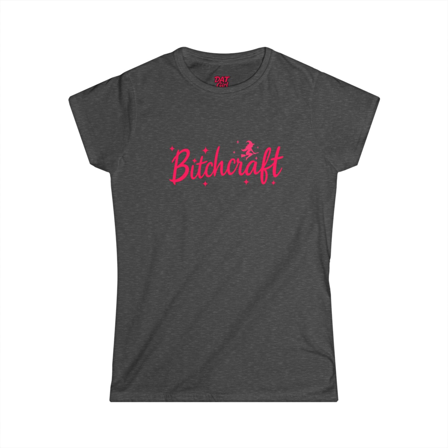 Bitchcraft Tee — Cute Pink Witchy Women’s Graphic Shirt