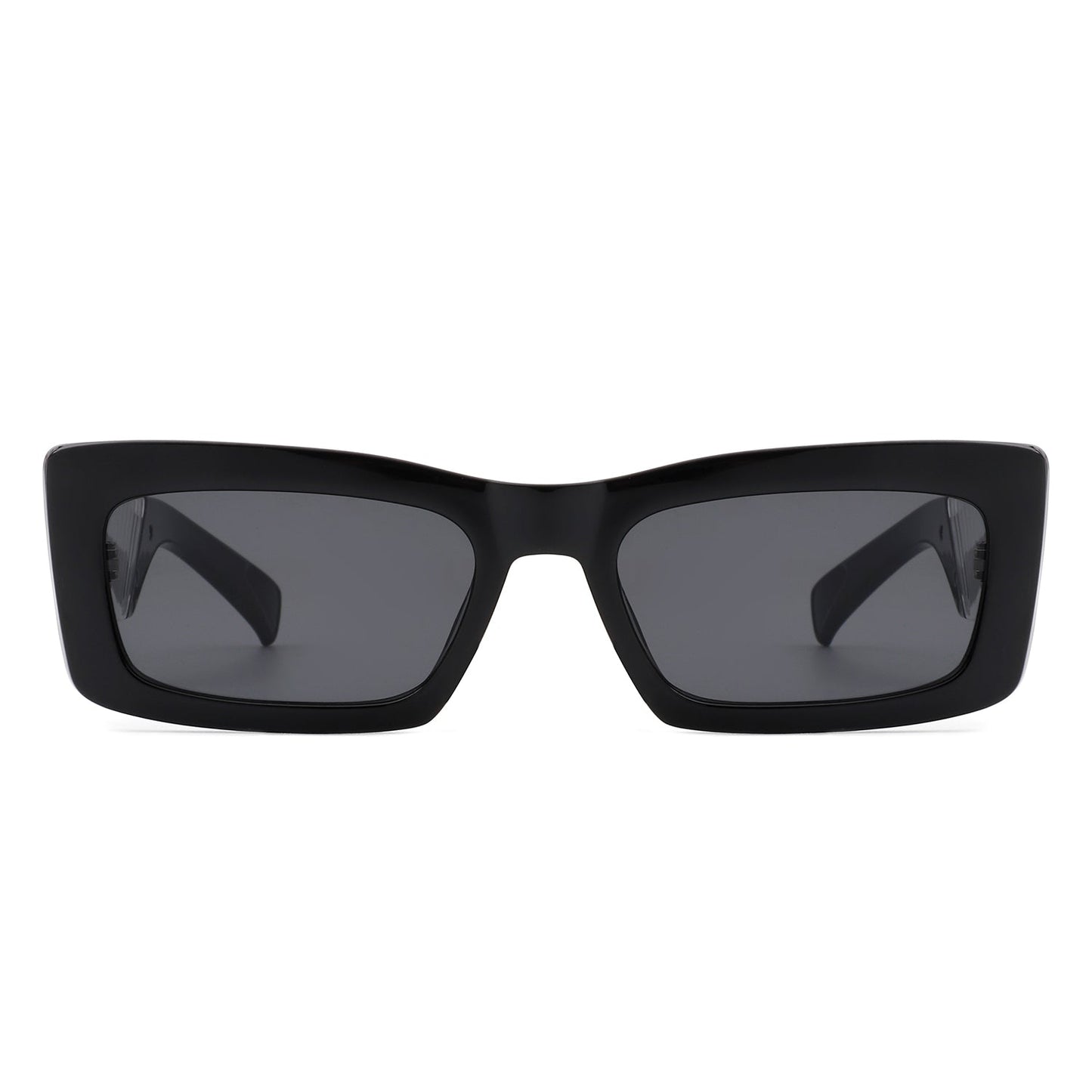 Horizonx - Retro Rectangle Narrow Fashion Slim Vintage Square Sunglasses-3