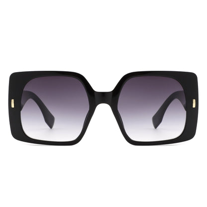 Snap - Chic Square Flat Top Fashion Sunglasses for Women-1