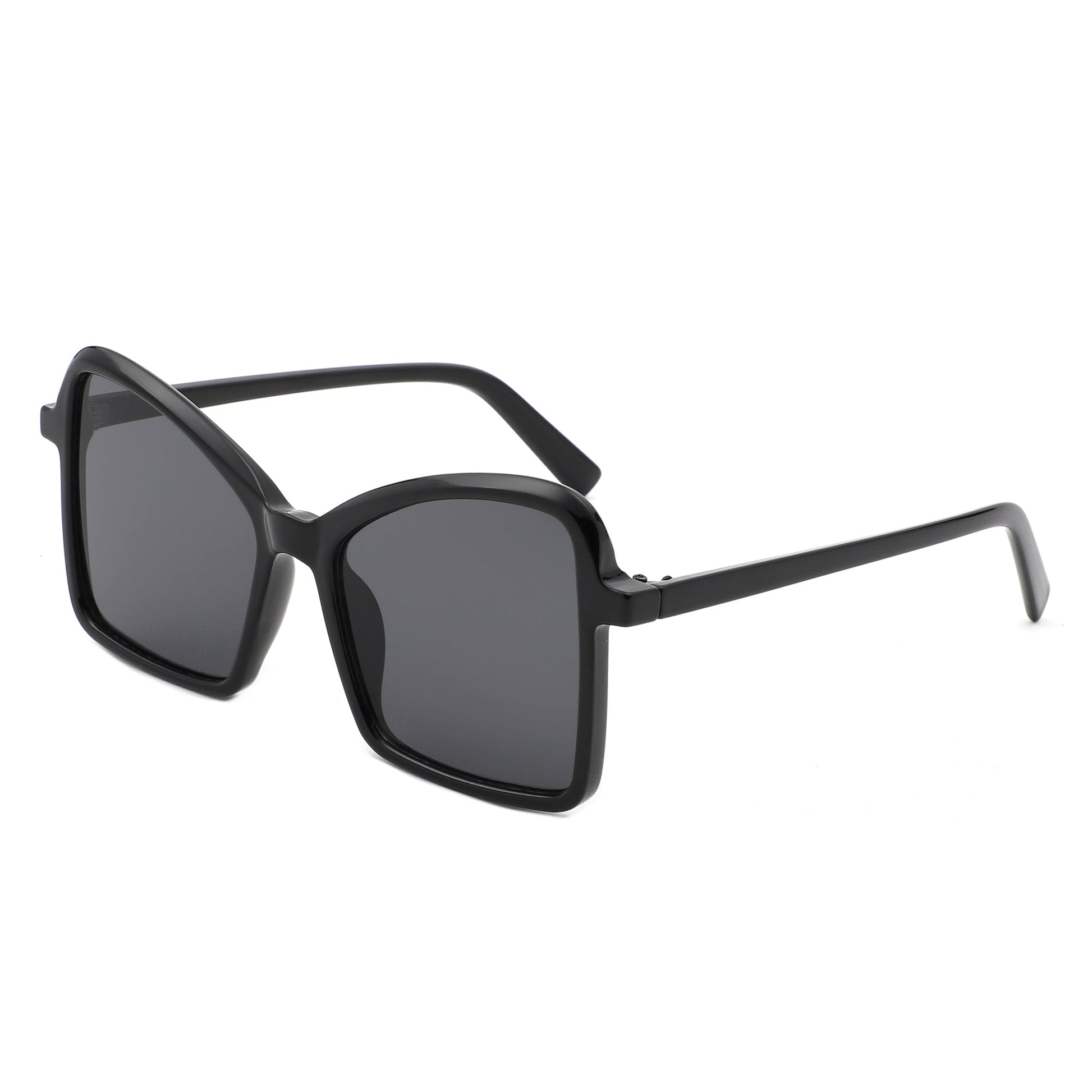 Novo - Oversized Square Fashion Cat Eye Women's Sunglass-3