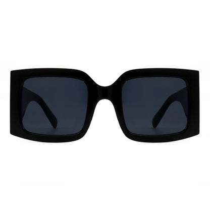 Vesela - Retro Square Oversize Fashion Sunglasses-2