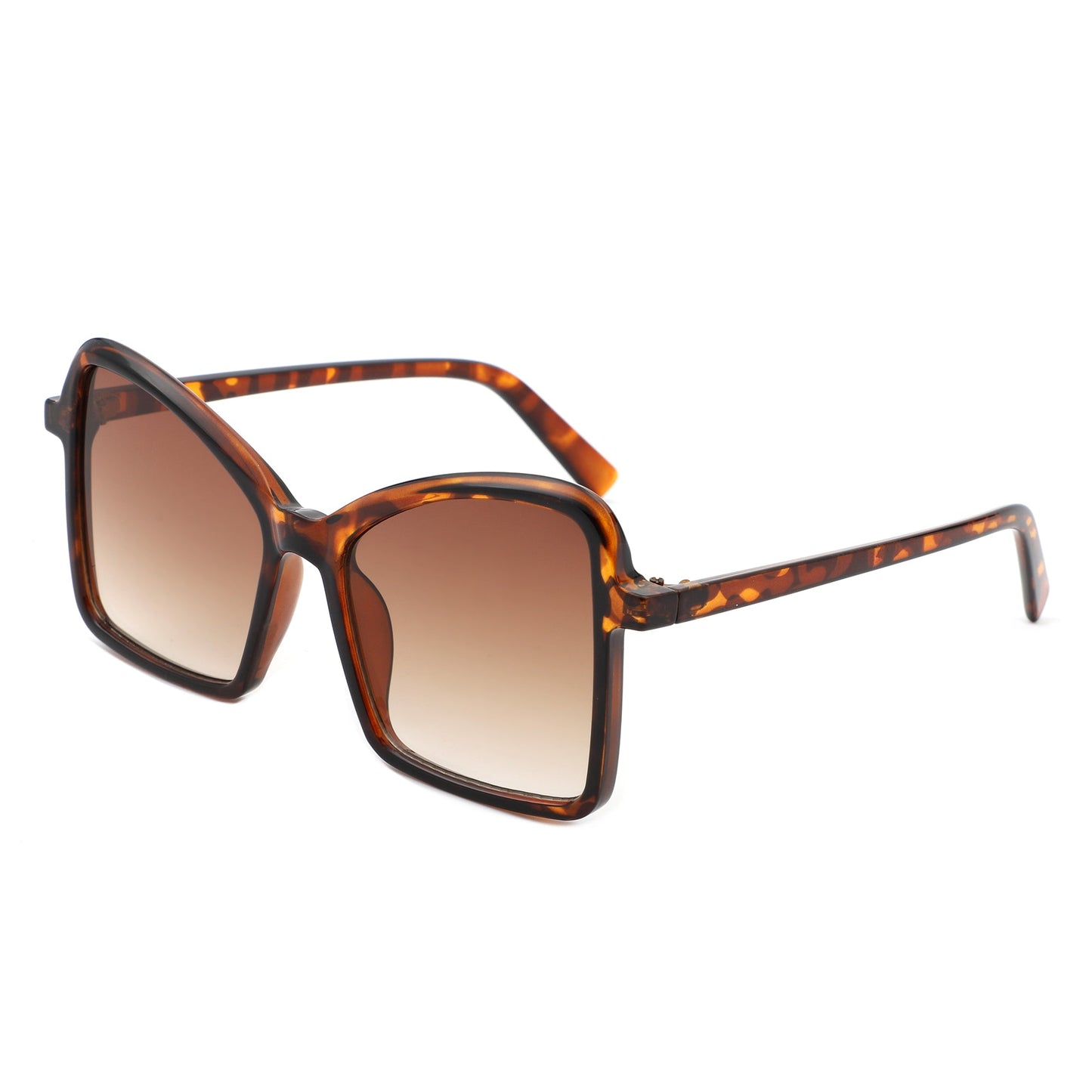 Novo - Oversized Square Fashion Cat Eye Women's Sunglass-5