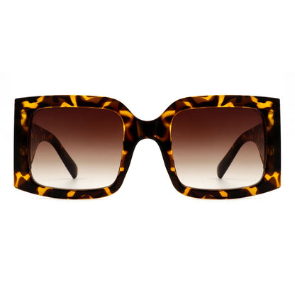 Vesela - Retro Square Oversize Fashion Sunglasses-4