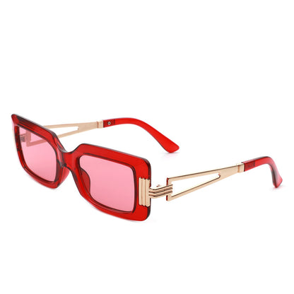 Sylphine - Oversize Sporty Square Chunky Shield Sunglasses-5