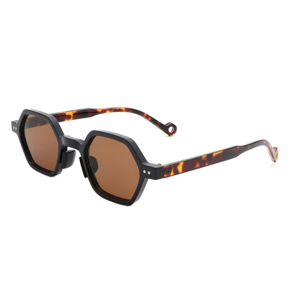 Kaelos - Geometric Hexagon Square Octagon Sunglasses-5