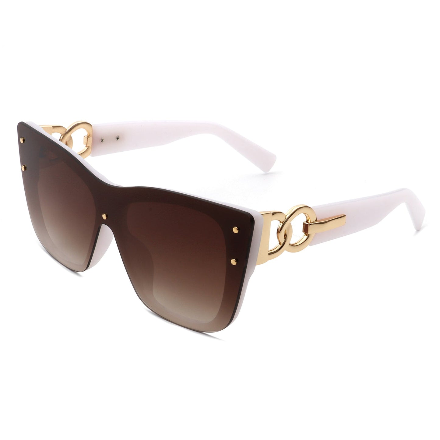 Windborn - Women Retro Square Tinted Cat Eye Fashion Sunglasses-6