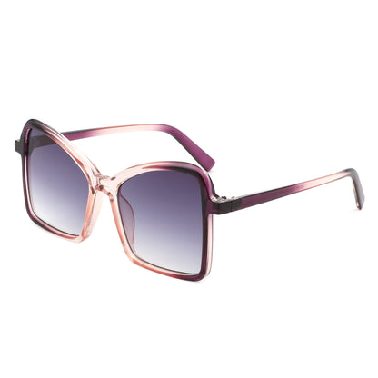 Novo - Oversized Square Fashion Cat Eye Women's Sunglass-1