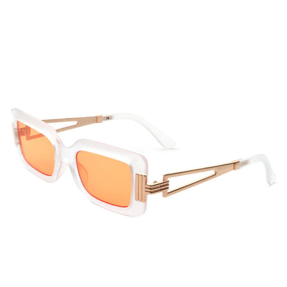 Sylphine - Oversize Sporty Square Chunky Shield Sunglasses-7