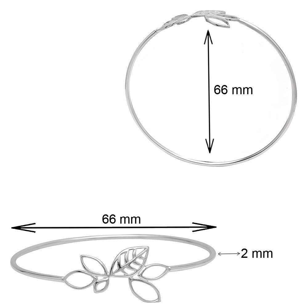 Designer Leaf Cuff Bracelet DGB1020-1