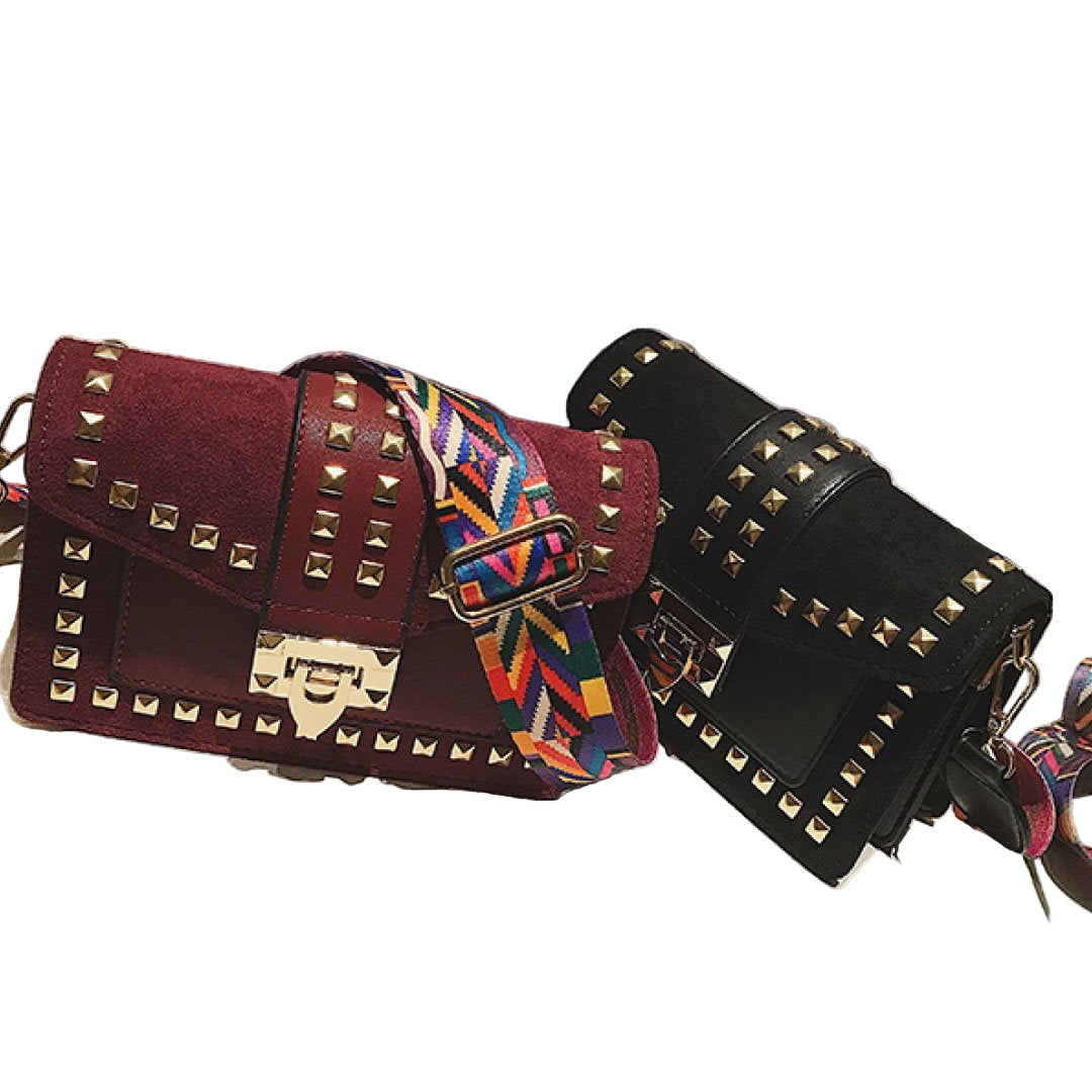 Betty Shoulder Bag -Velvet Finish-0